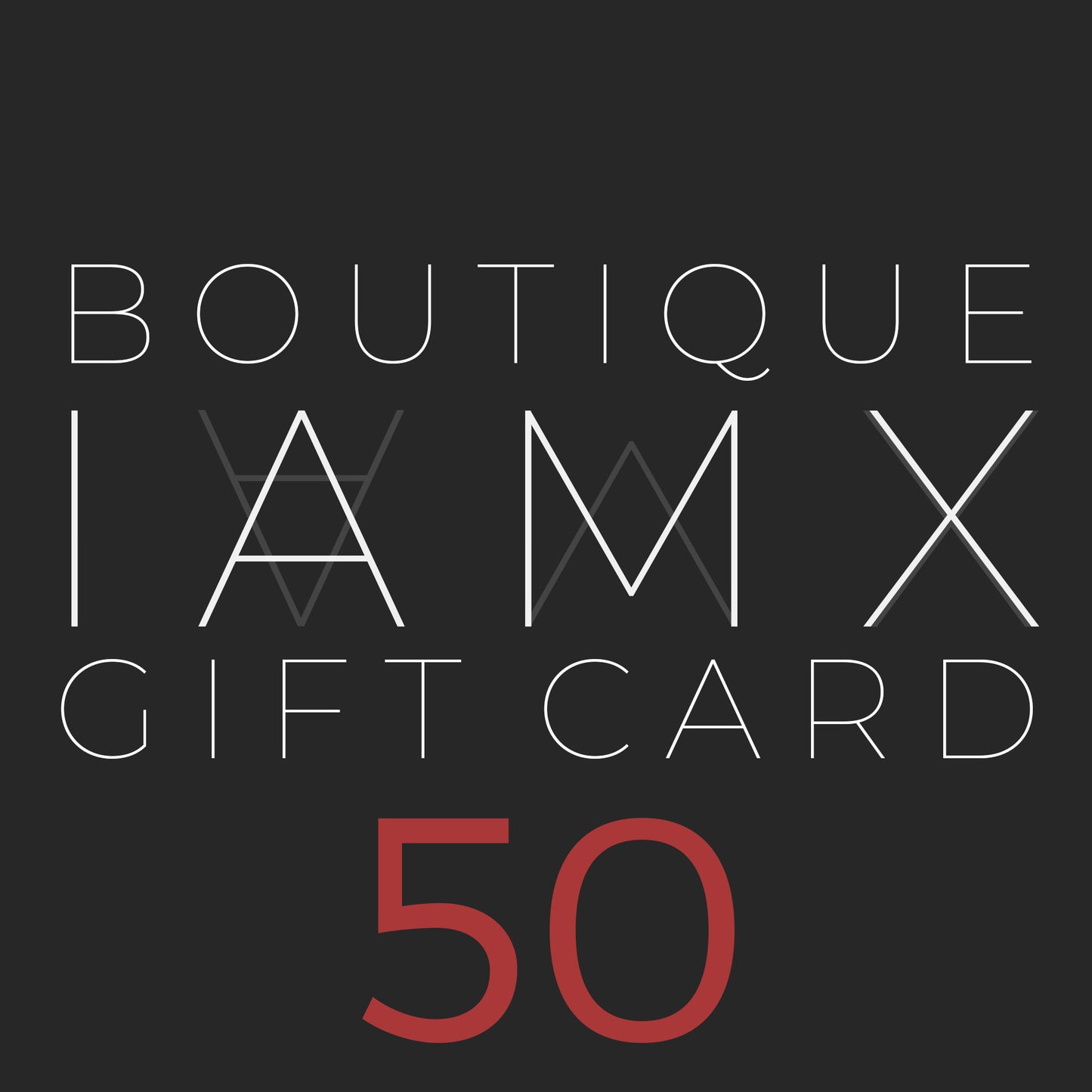 Boutique IAMX Gift Card