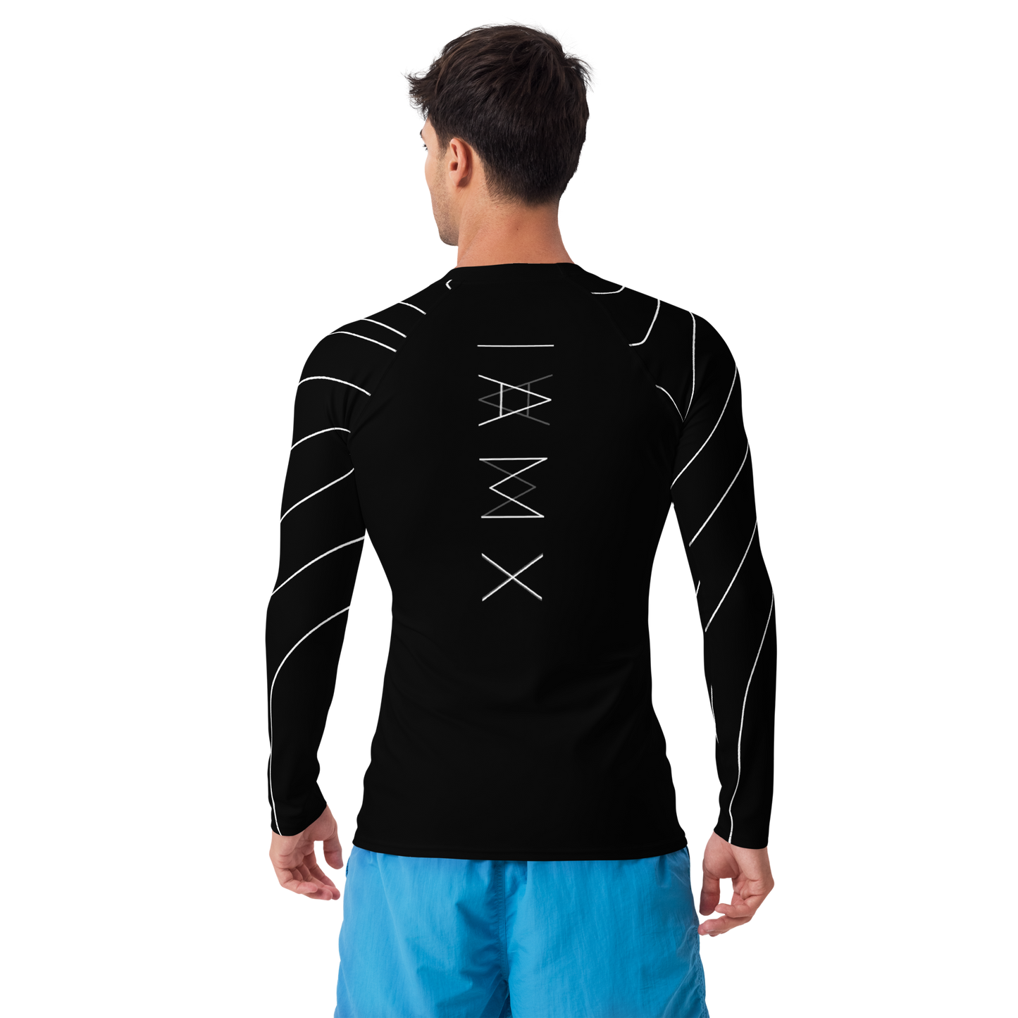 Men's Rash Guard - Mirror Logo