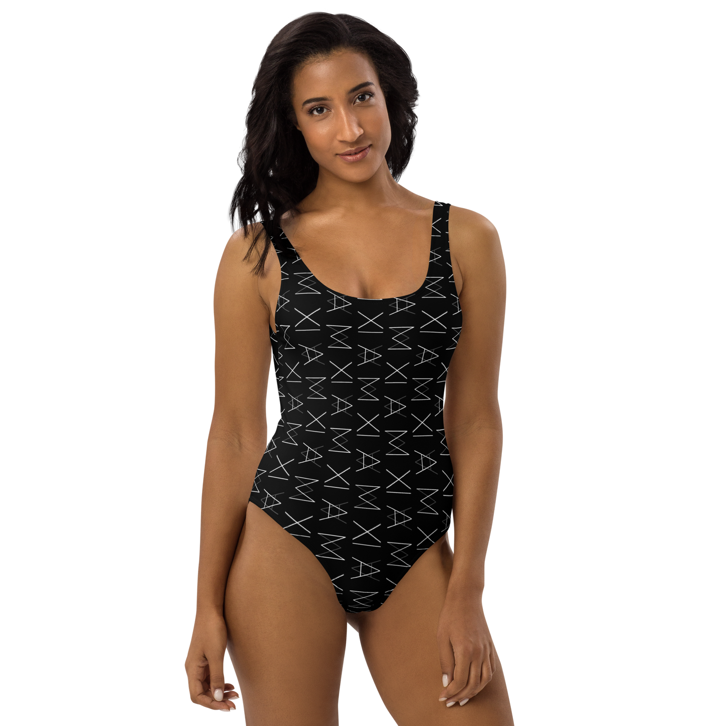 One-Piece Swimsuit - Mirror Logo