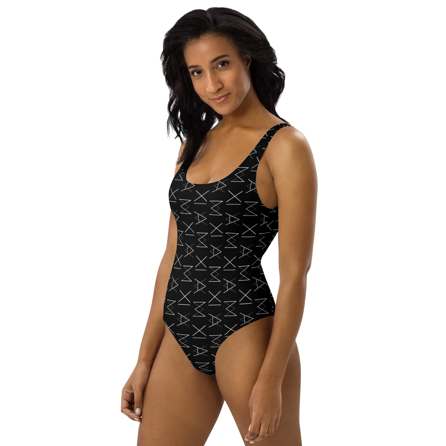 One-Piece Swimsuit - Mirror Logo