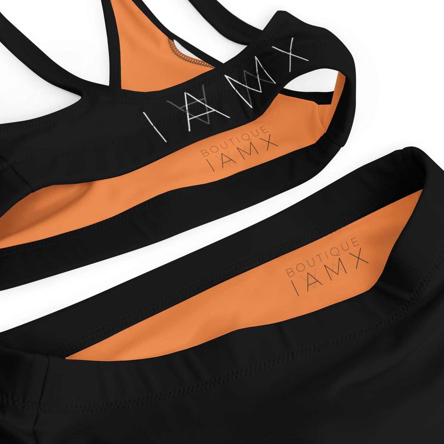 High-Waisted Bikini - Mirror Logo