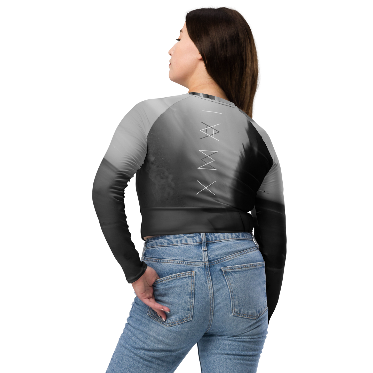 Long-sleeve Crop Top - Machinate