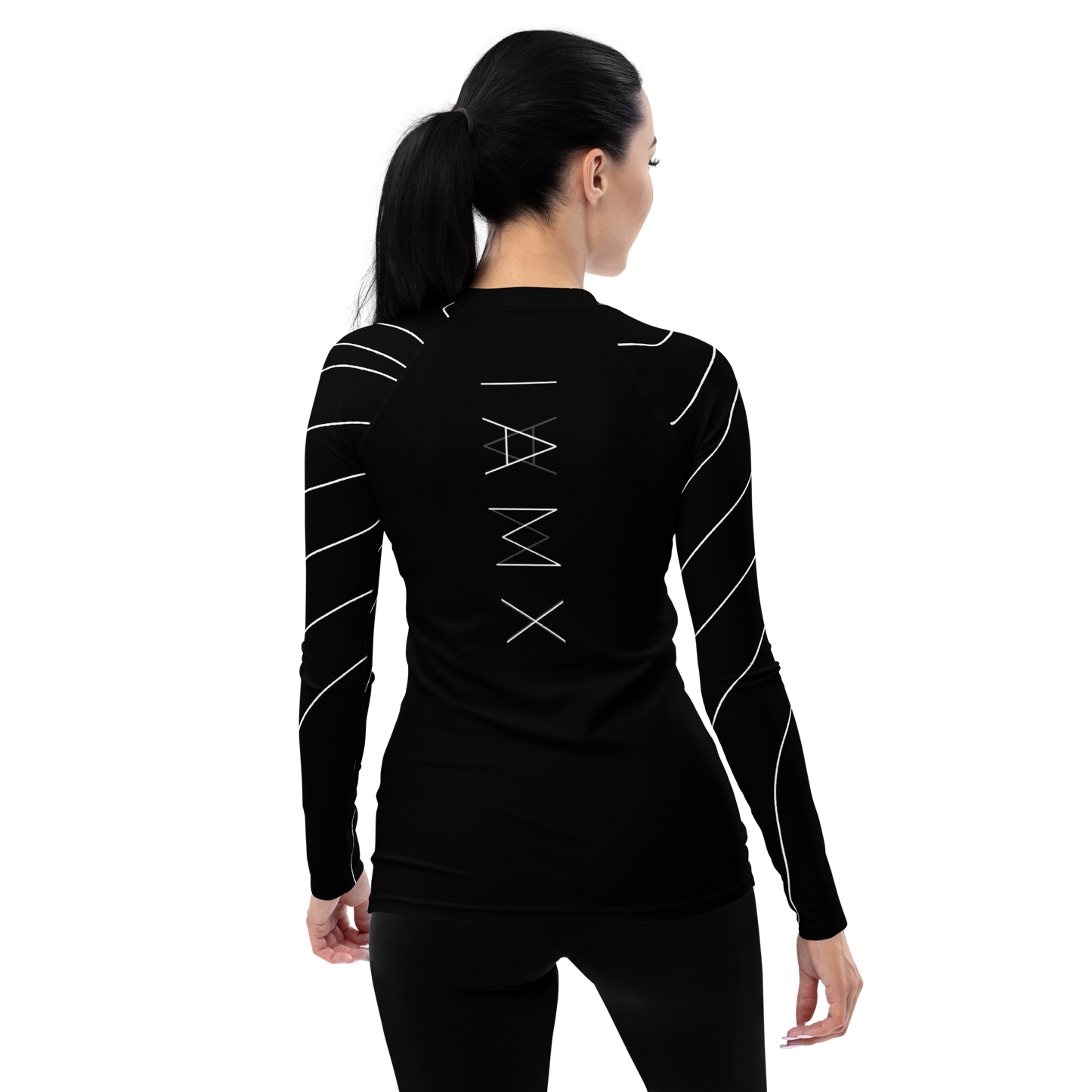 Women's Rash Guard - Mirror Logo