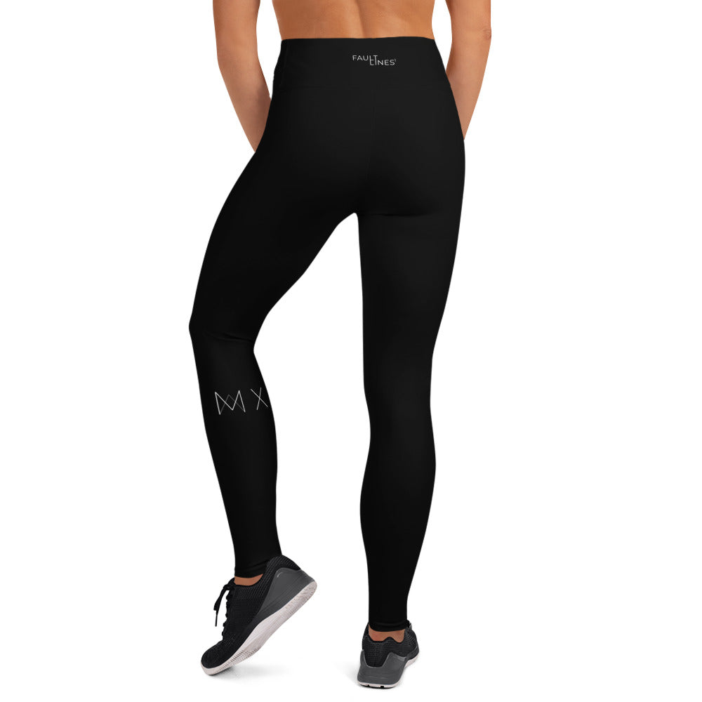 Yoga Leggings - Fault Lines