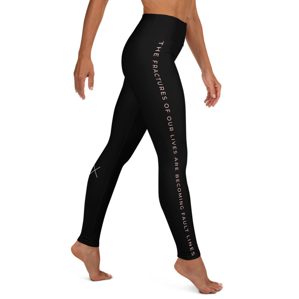 Yoga Leggings - Fault Lines