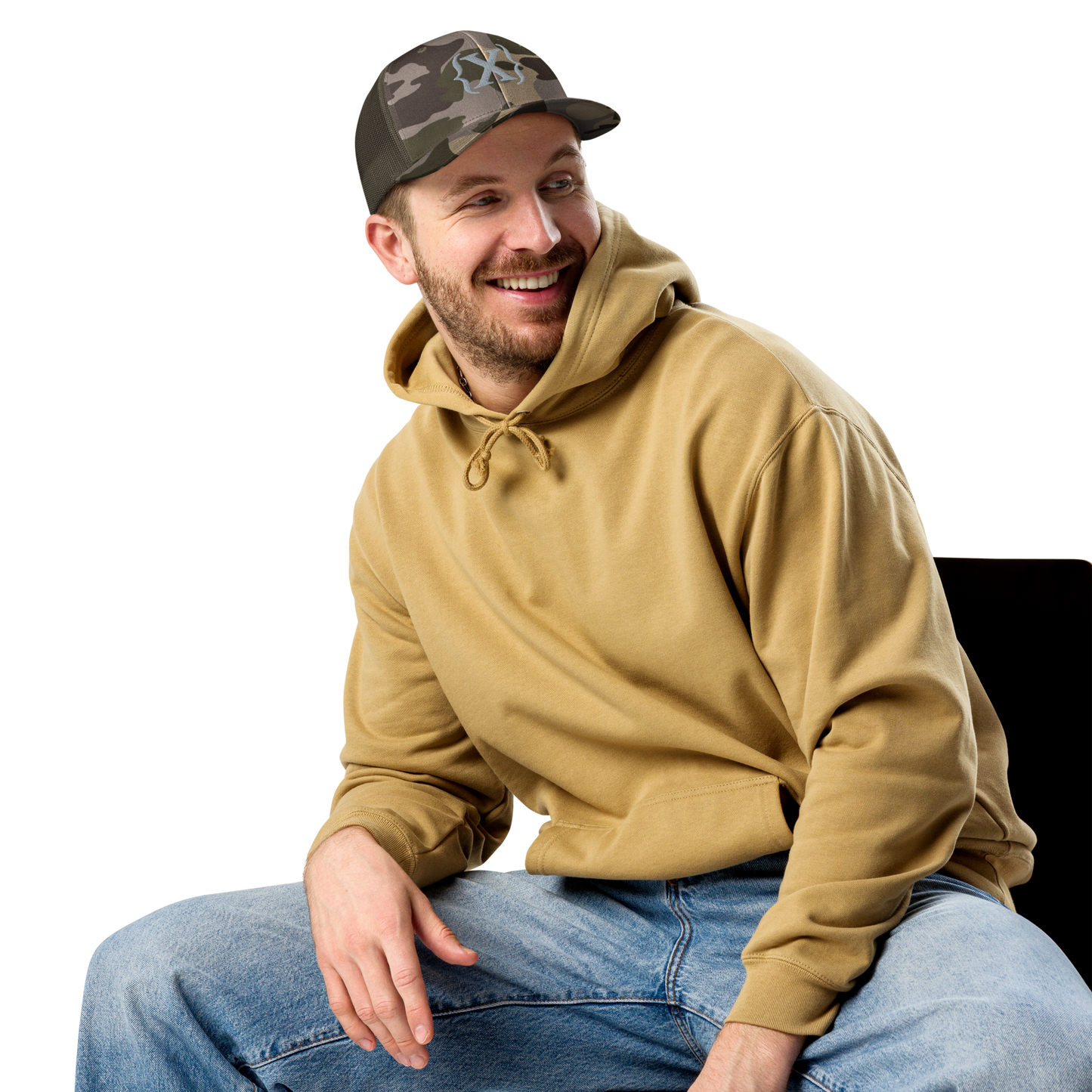 Trucker Hat - Camouflage {X} Embroidered