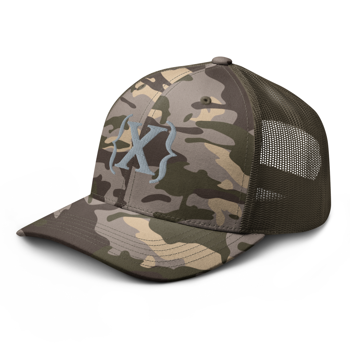 Trucker Hat - Camouflage {X} emroidered