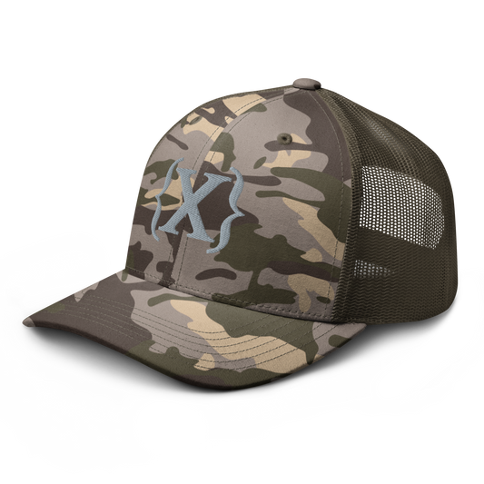 Trucker Hat - Camouflage {X} emroidered