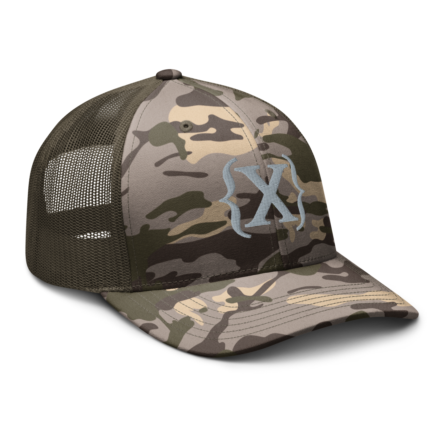 Trucker Hat - Camouflage {X} Embroidered