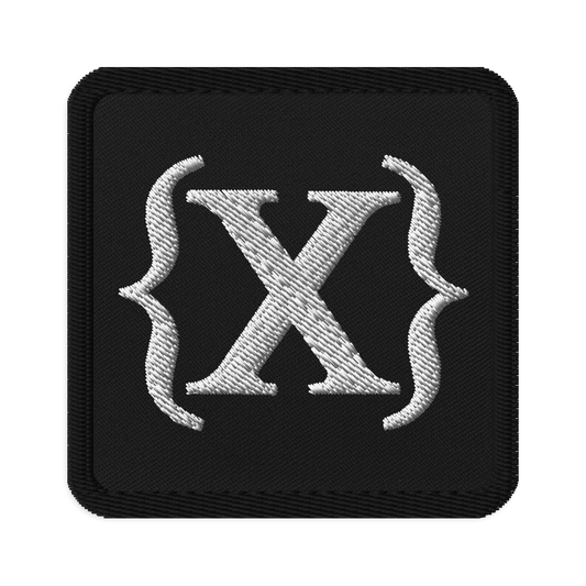 Embroidered Patch - {X} - Square