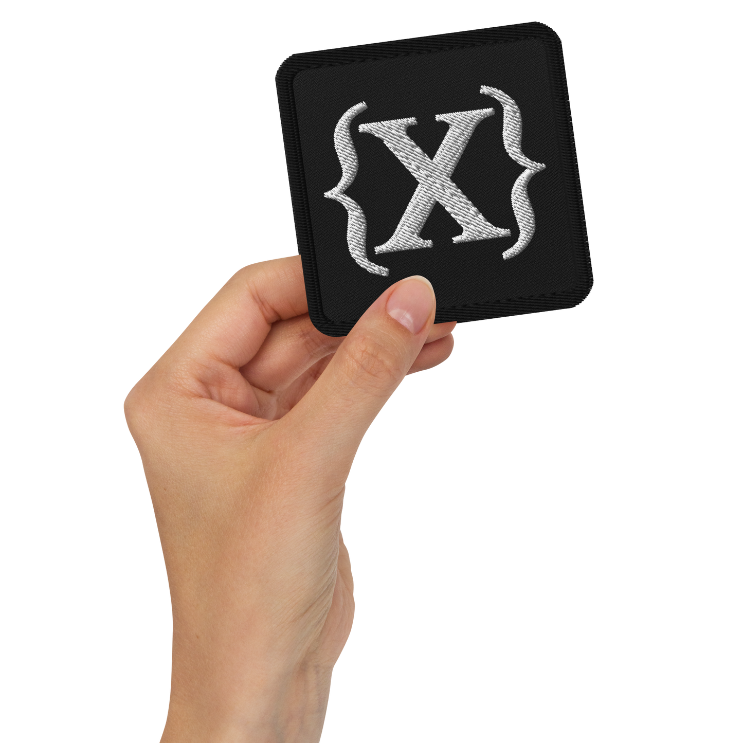 Embroidered Patch - {X} - Square