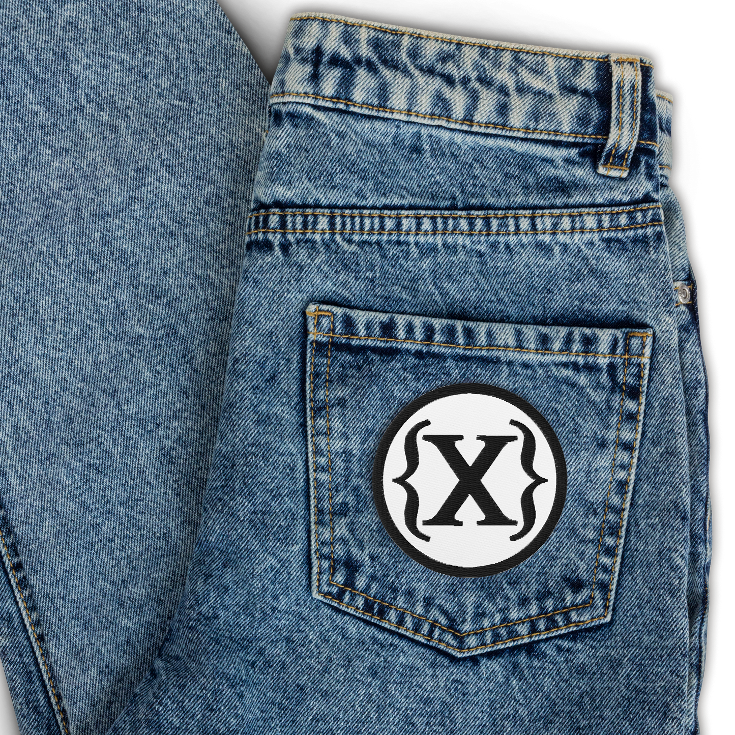 Embroidered Patch - {X} - Round