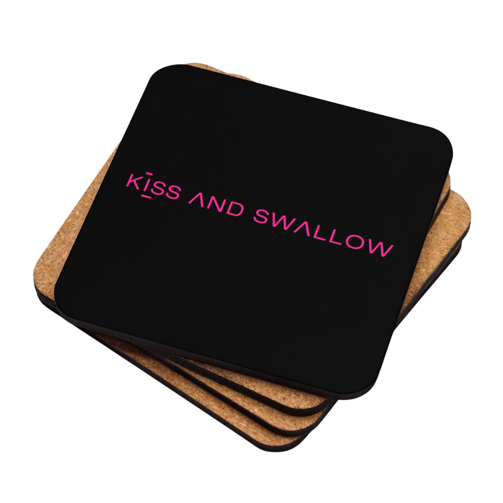 Bundle Deal! - Kiss + Swallow Wine Glass & Coaster Set