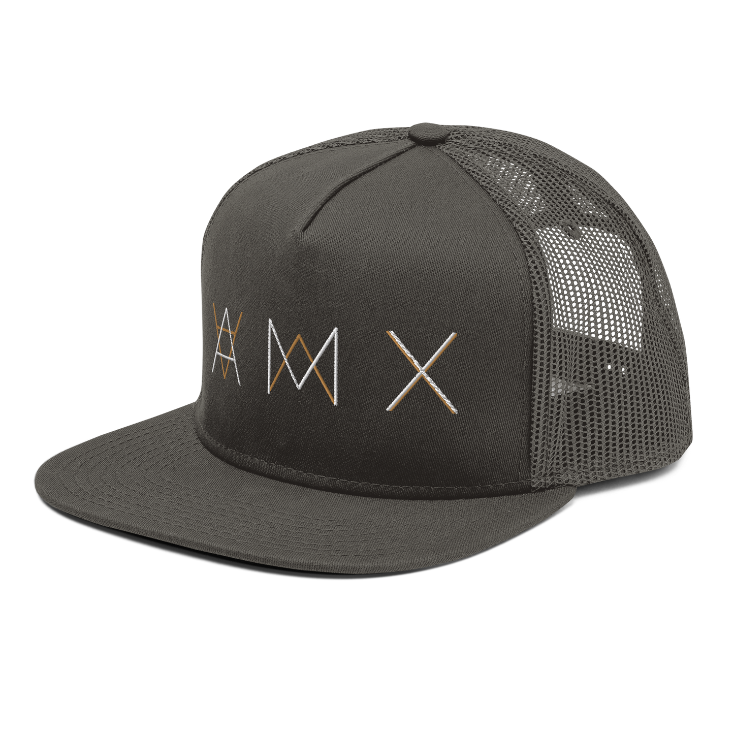 Trucker Hat - Mirror Logo - Charcoal Grey