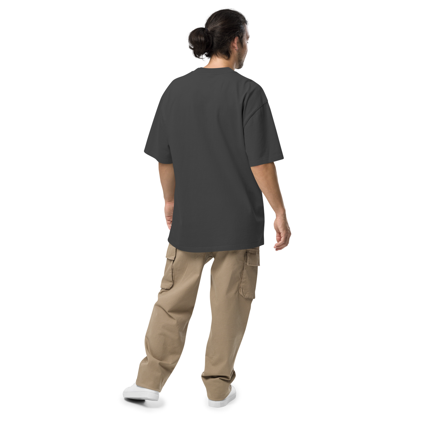Oversized Faded T-Shirt - After Every Party I Die (Embroidered)