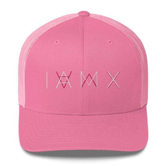 Trucker Hat - Mirror Logo - Pink