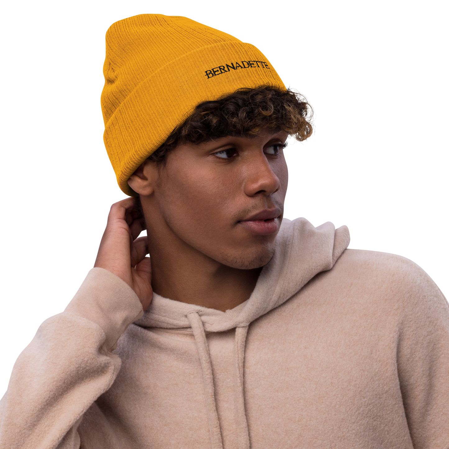 Rib-Knit Beanie - Bernadette