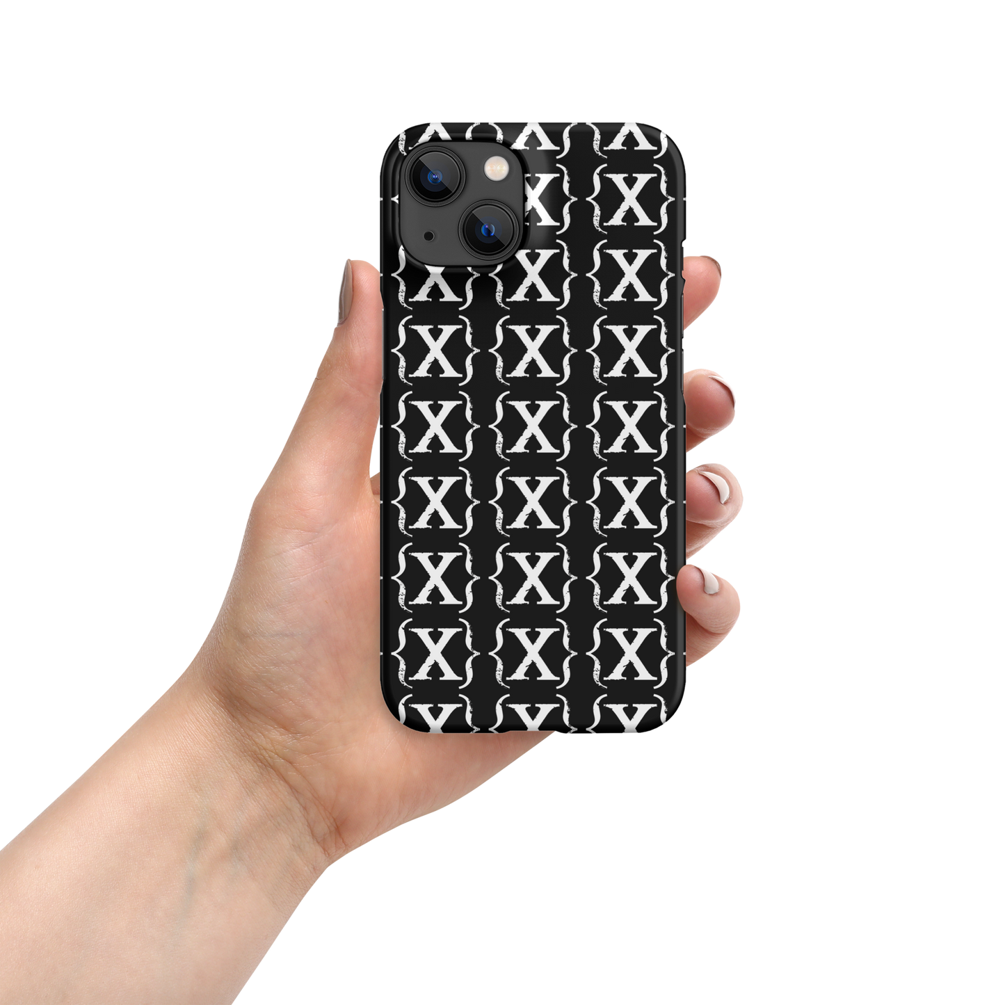 Snap Case for iPhone® - {X} Logo Pattern