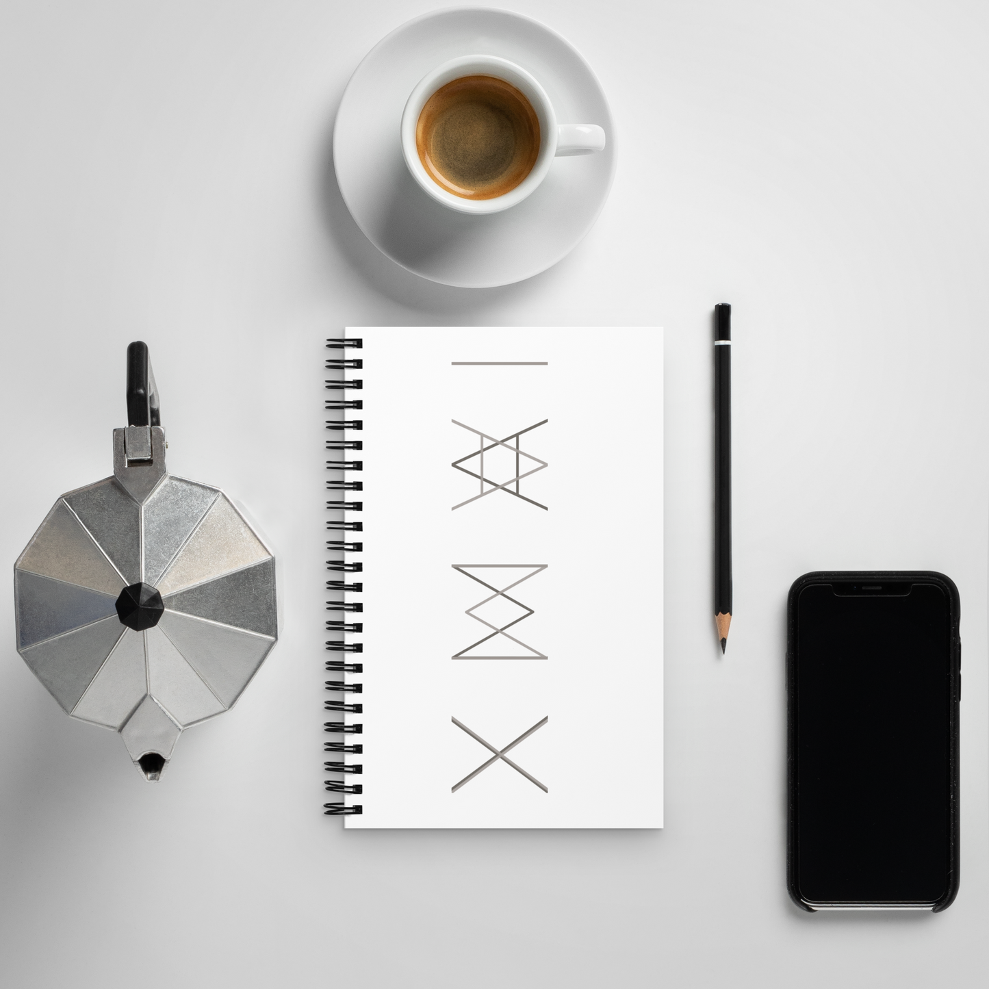 Notebook - Mirror Logo