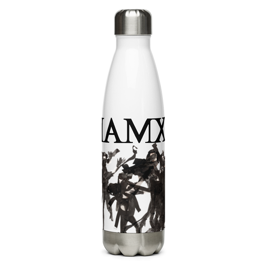 Insulated Stainless Steel Bottle - Volatile Times - White