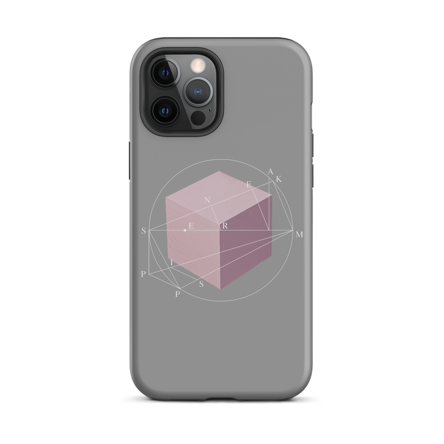 Tough Case for iPhone® - Squaring The Circle Logo