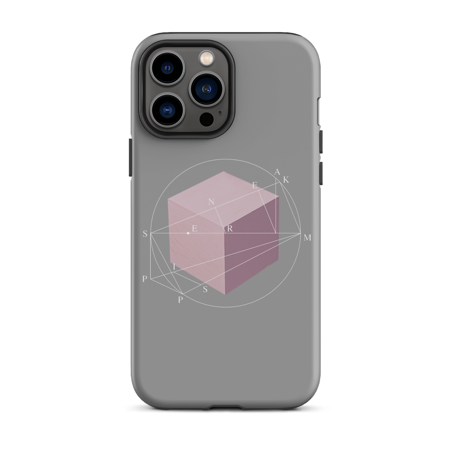 Tough Case for iPhone® - Squaring The Circle Logo