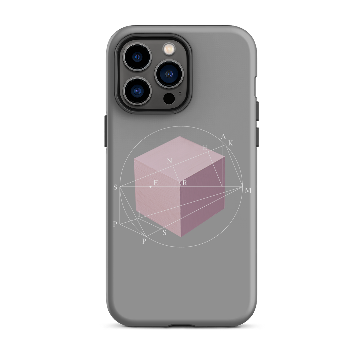 Tough Case for iPhone® - Squaring The Circle Logo