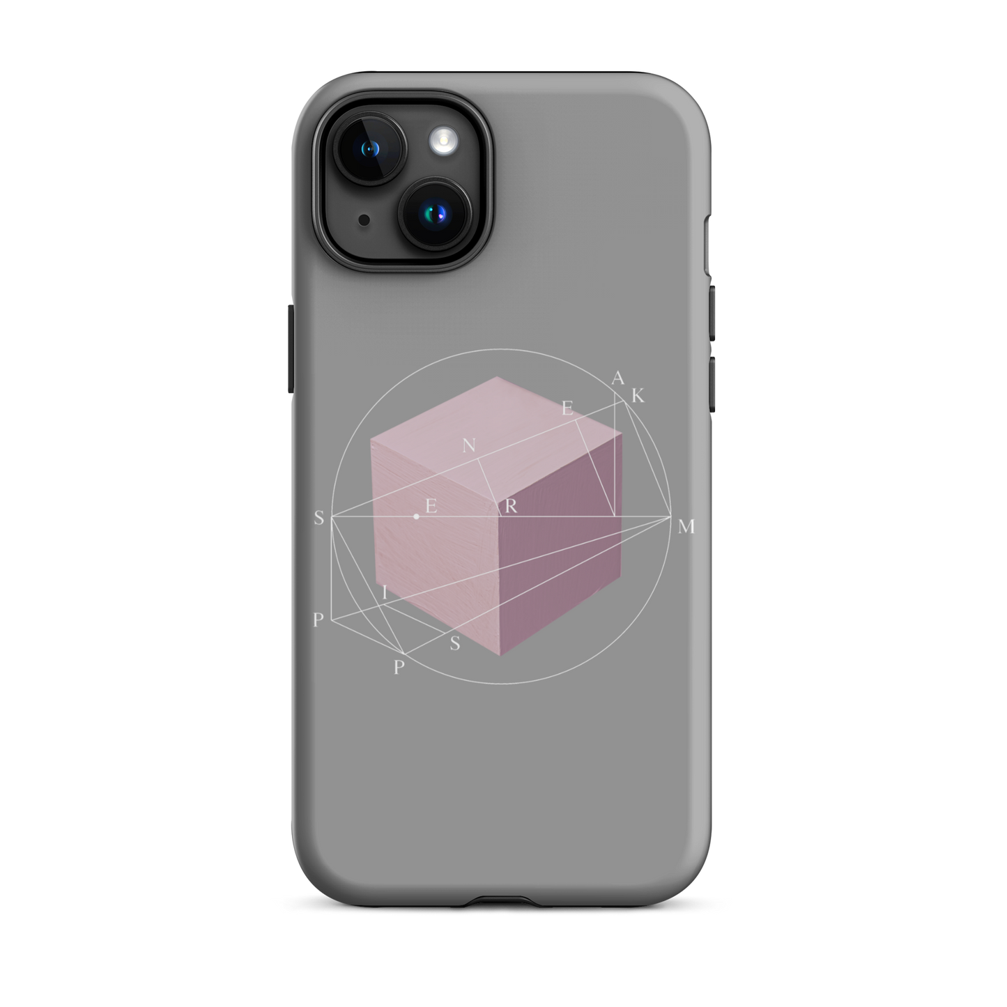 Tough Case for iPhone® - Squaring The Circle Logo