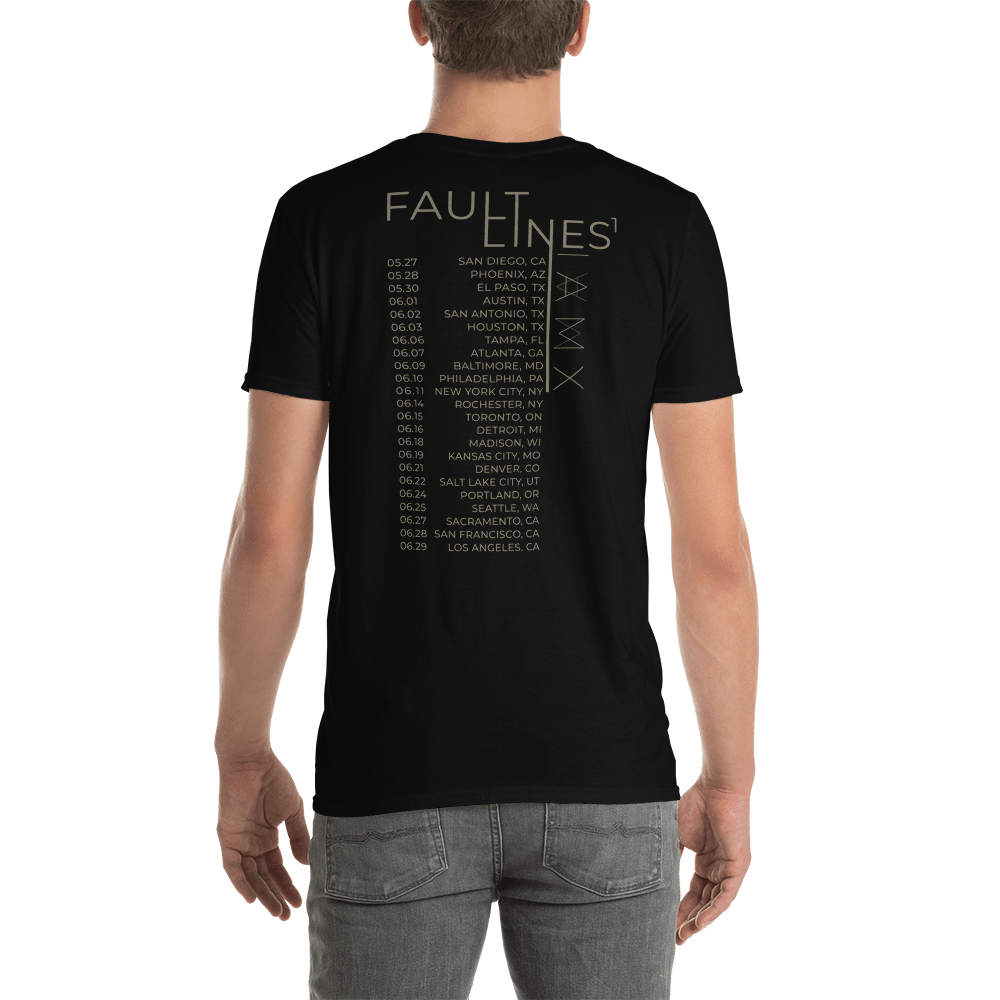 T-Shirt Unisex - Fault Lines¹ North America Tour Shirt