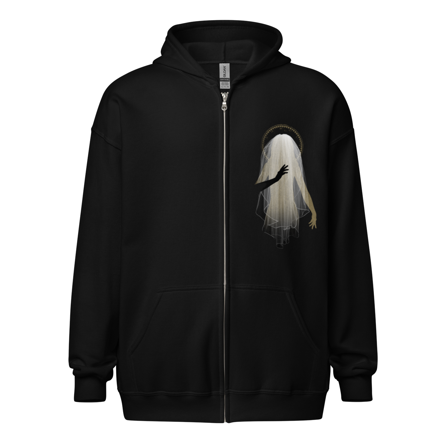 Zip Hoodie Heavy Blend Unisex - Ghost