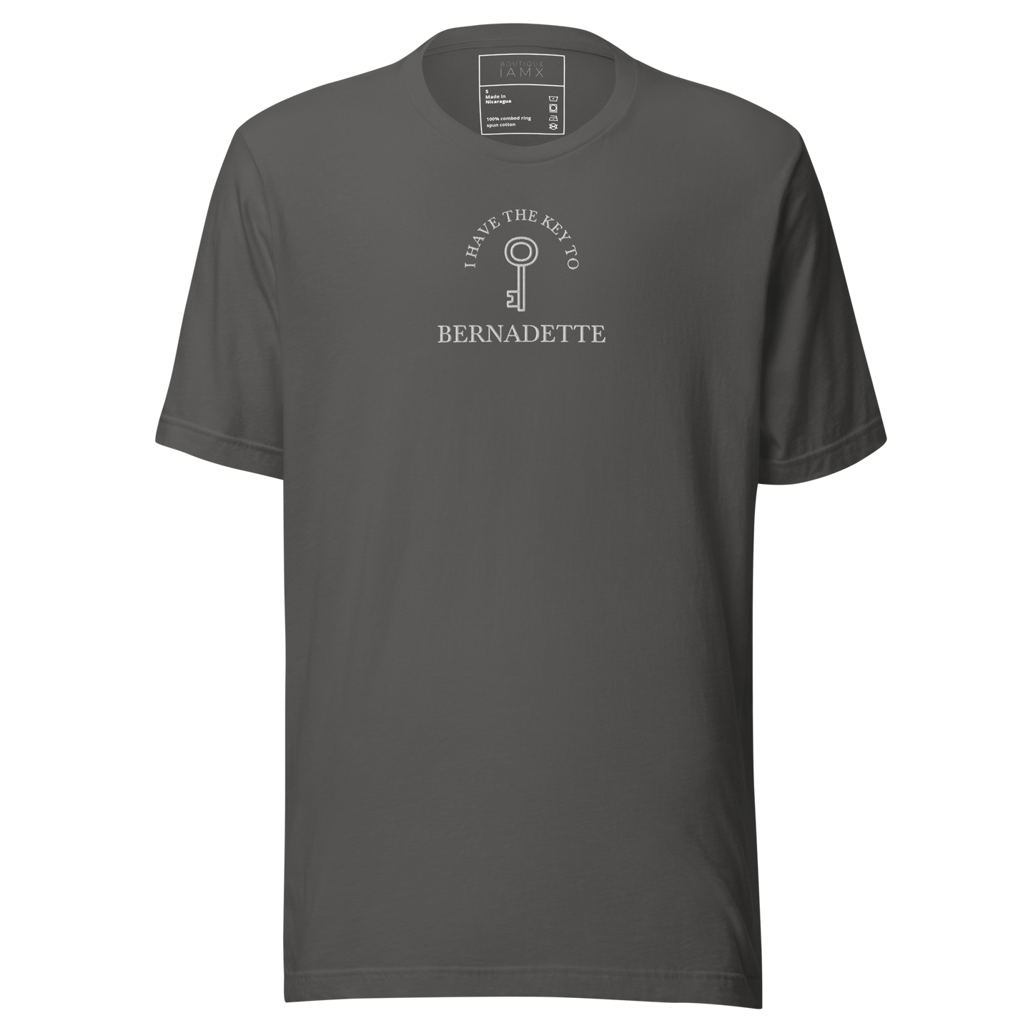 T-Shirt Unisex - The Key To Bernadette (Embroidered)