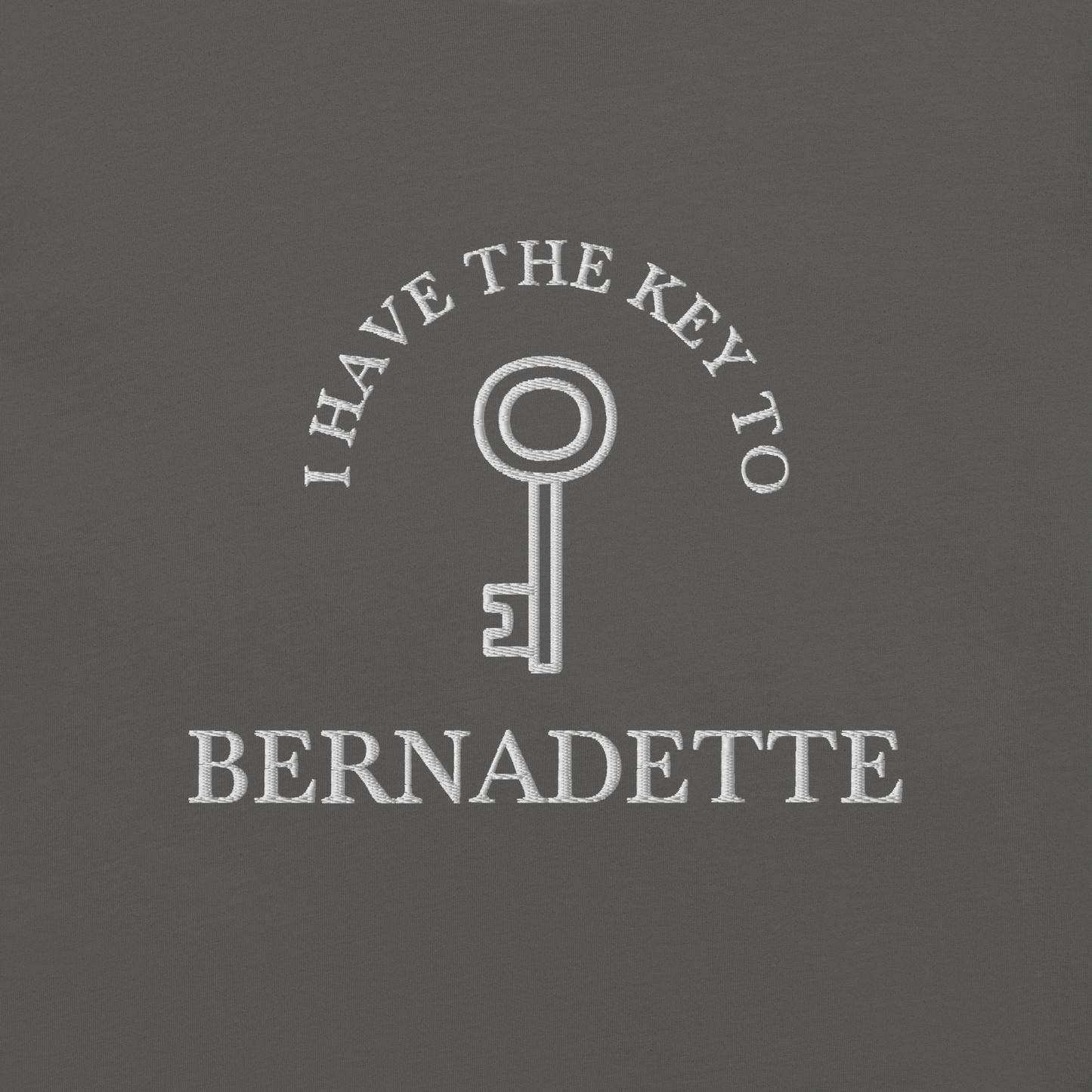 T-Shirt Unisex - The Key To Bernadette (Embroidered)