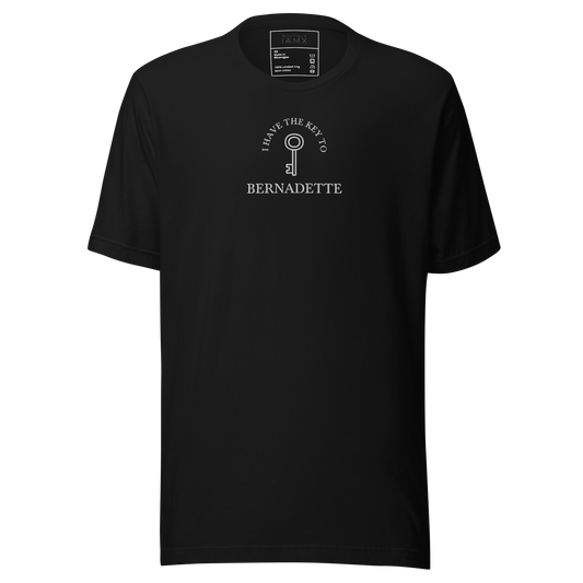 T-Shirt Unisex - The Key To Bernadette (Embroidered)