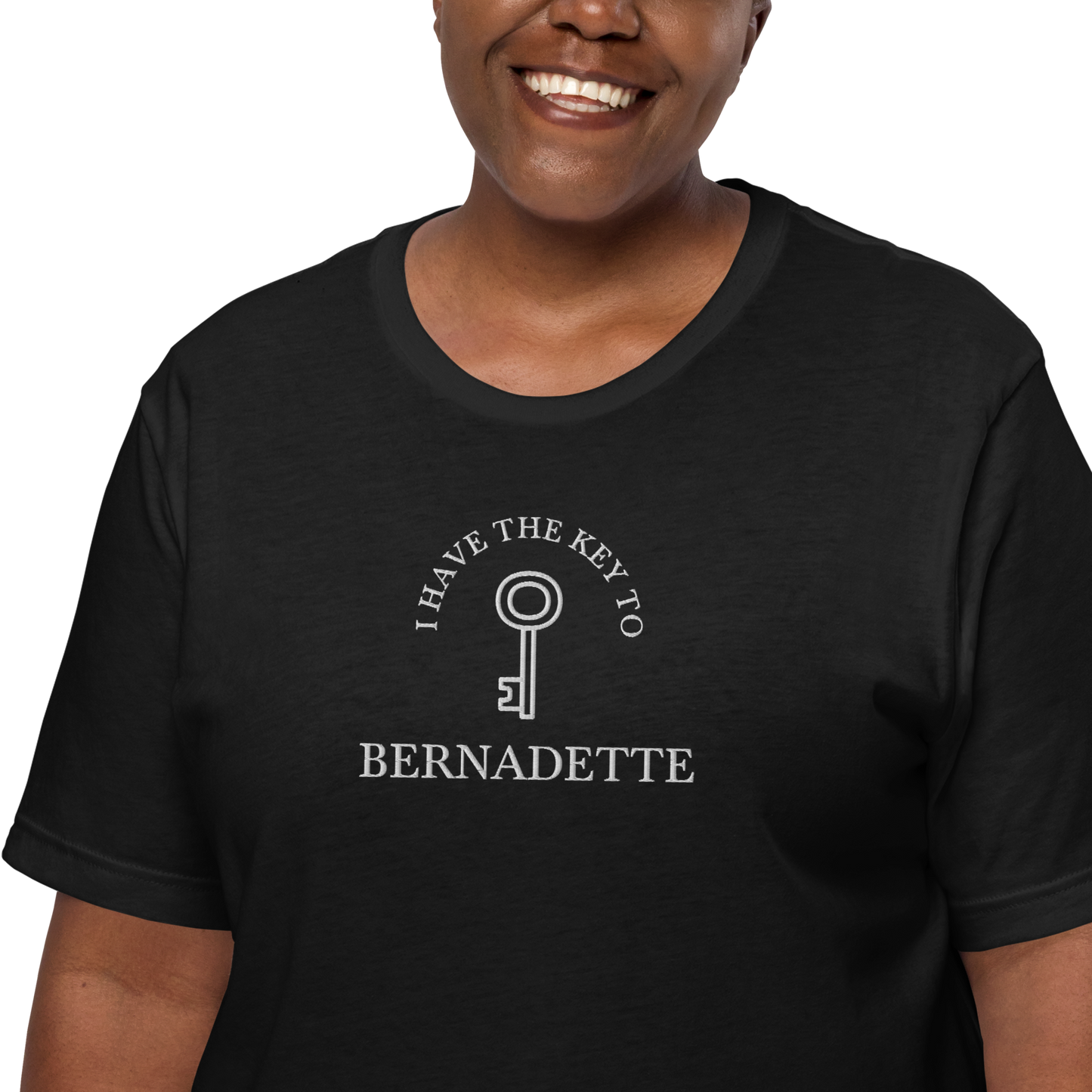 T-Shirt Unisex - The Key To Bernadette (Embroidered)