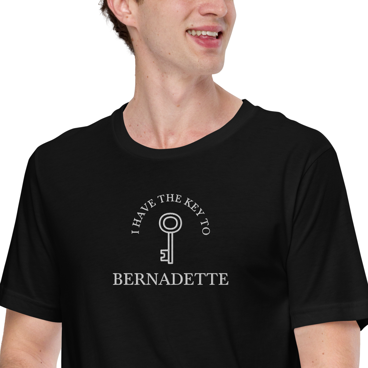 T-Shirt Unisex - The Key To Bernadette (Embroidered)