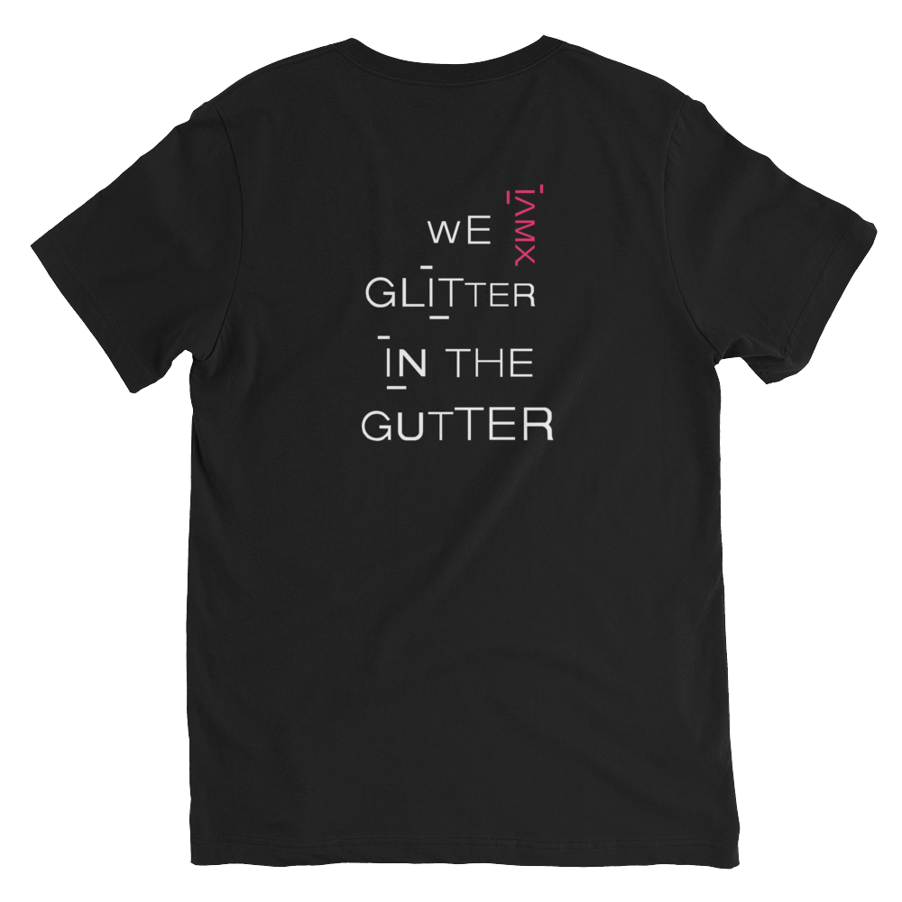 V-Neck T-Shirt Unisex - Kiss + Swallow