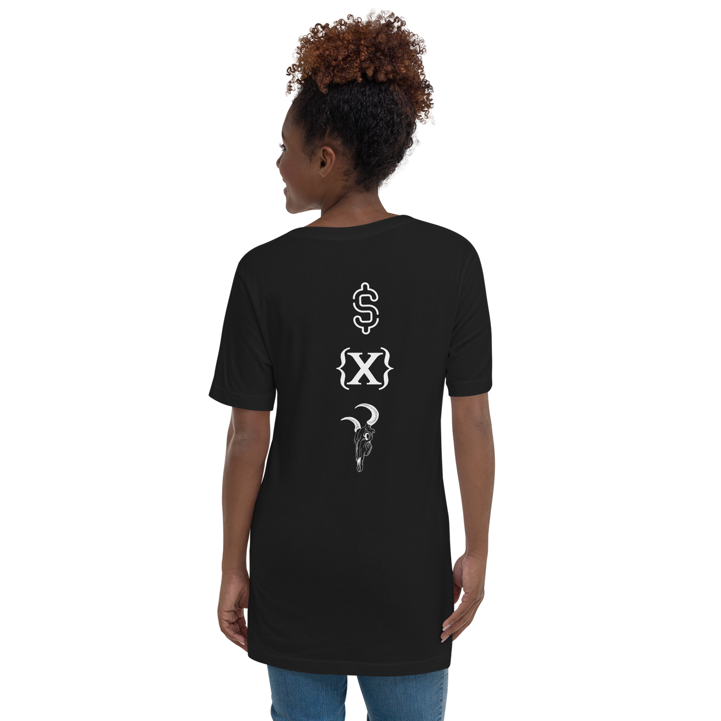 V-Neck T-Shirt Unisex - BUY F{X}K DIE