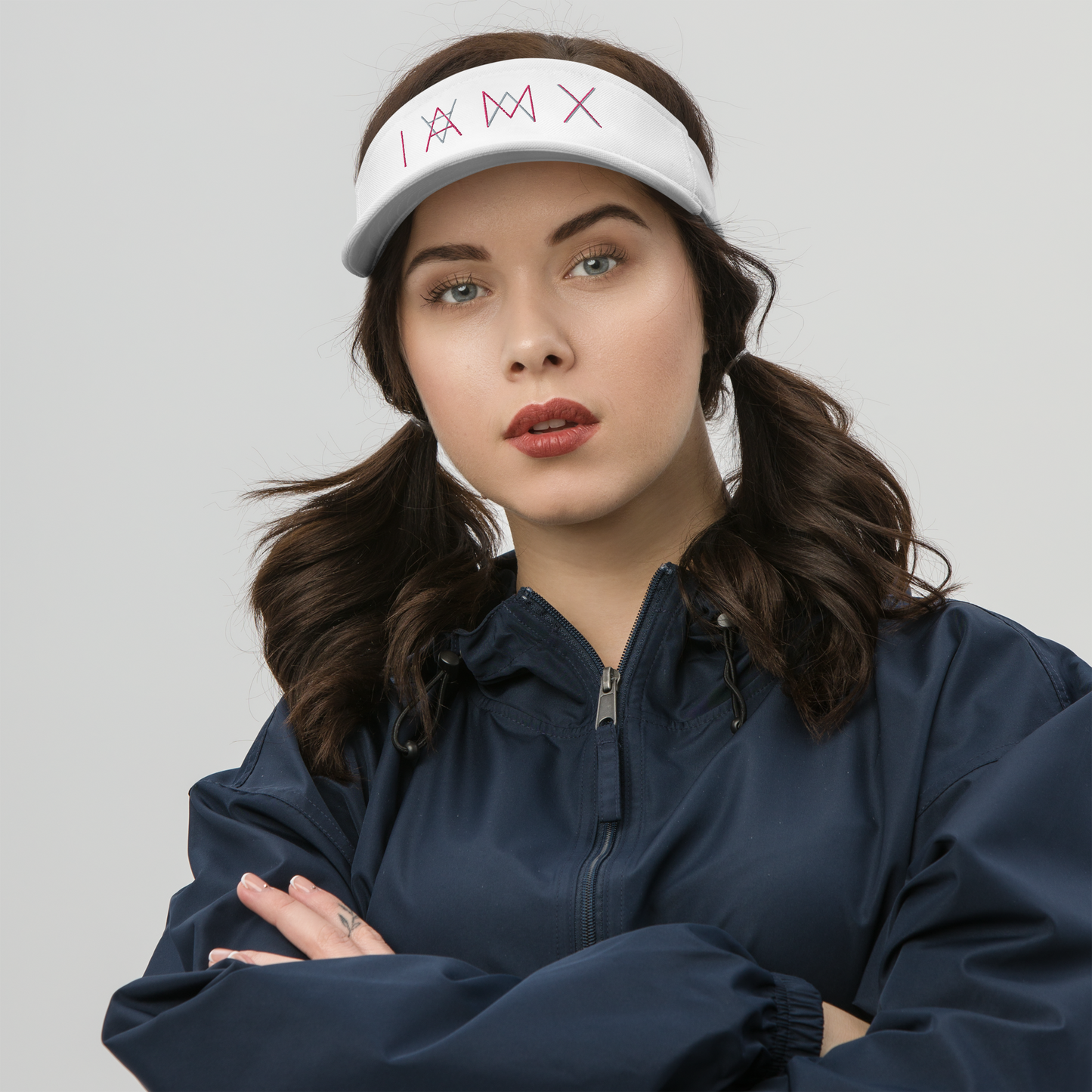 Visor - Mirror Logo (White)