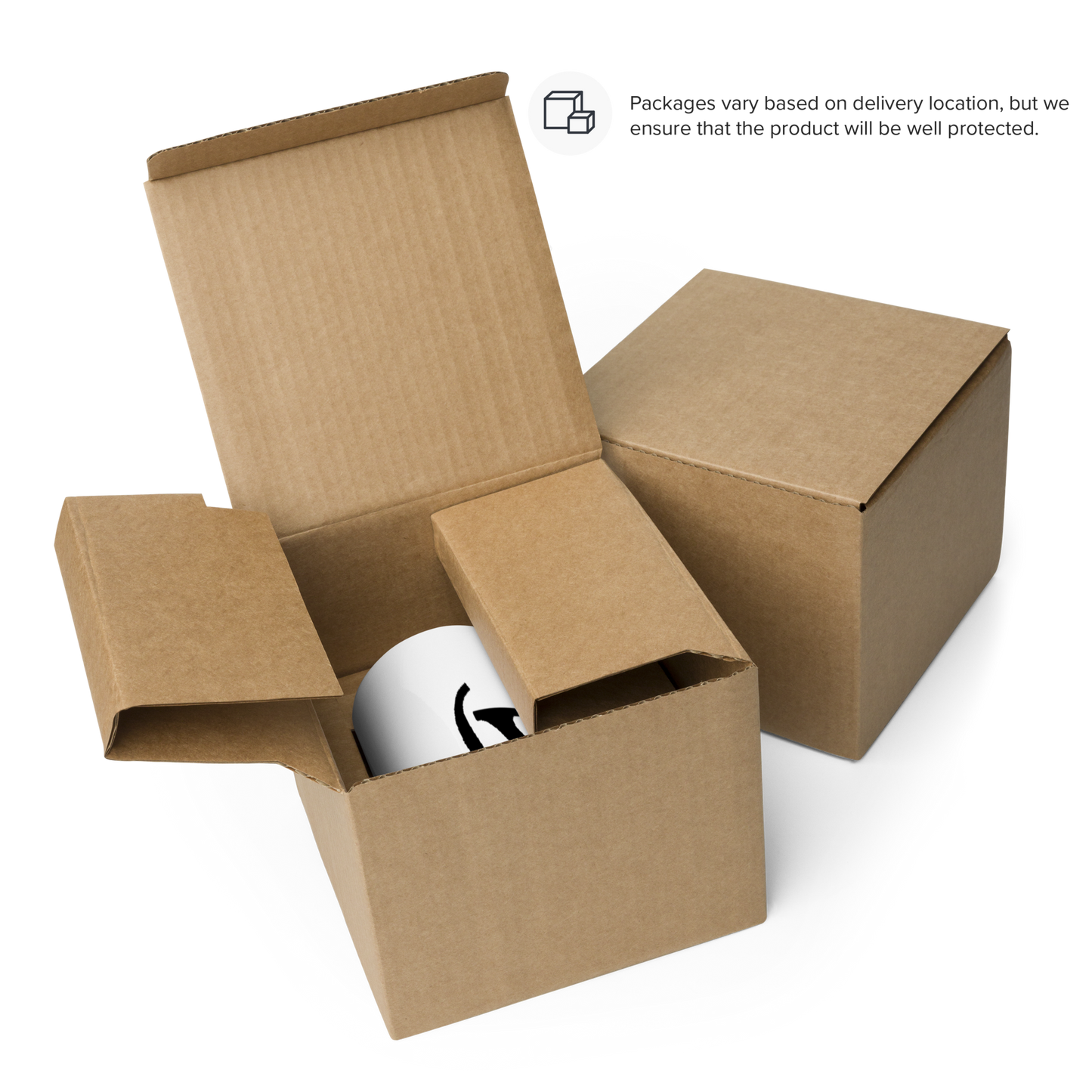 White Glossy Mug - {X} Logo