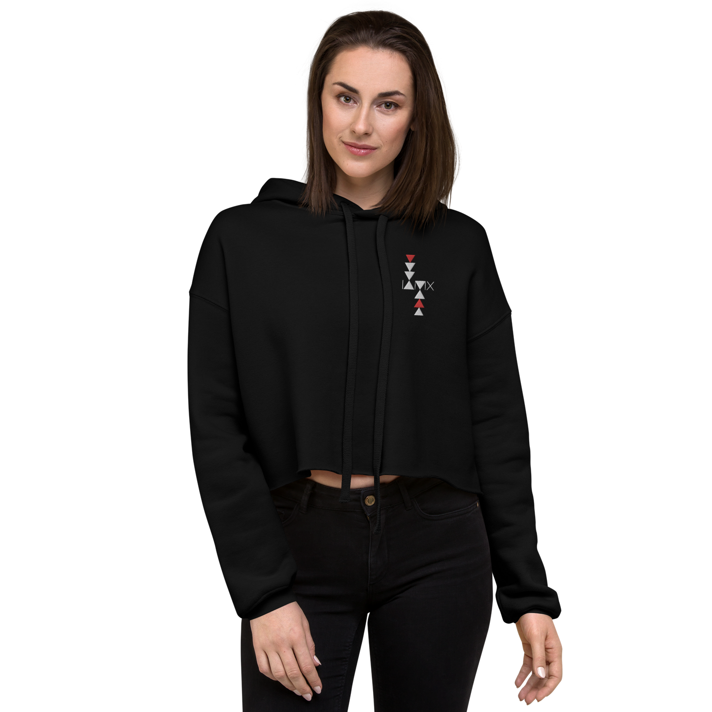 Cropped Hoodie - Kingdom Of Welcome Addiction Embroidered Logo
