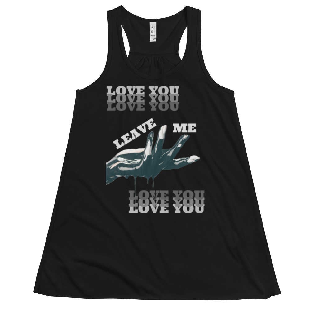Flowy Racerback Tank - Love You Leave Me