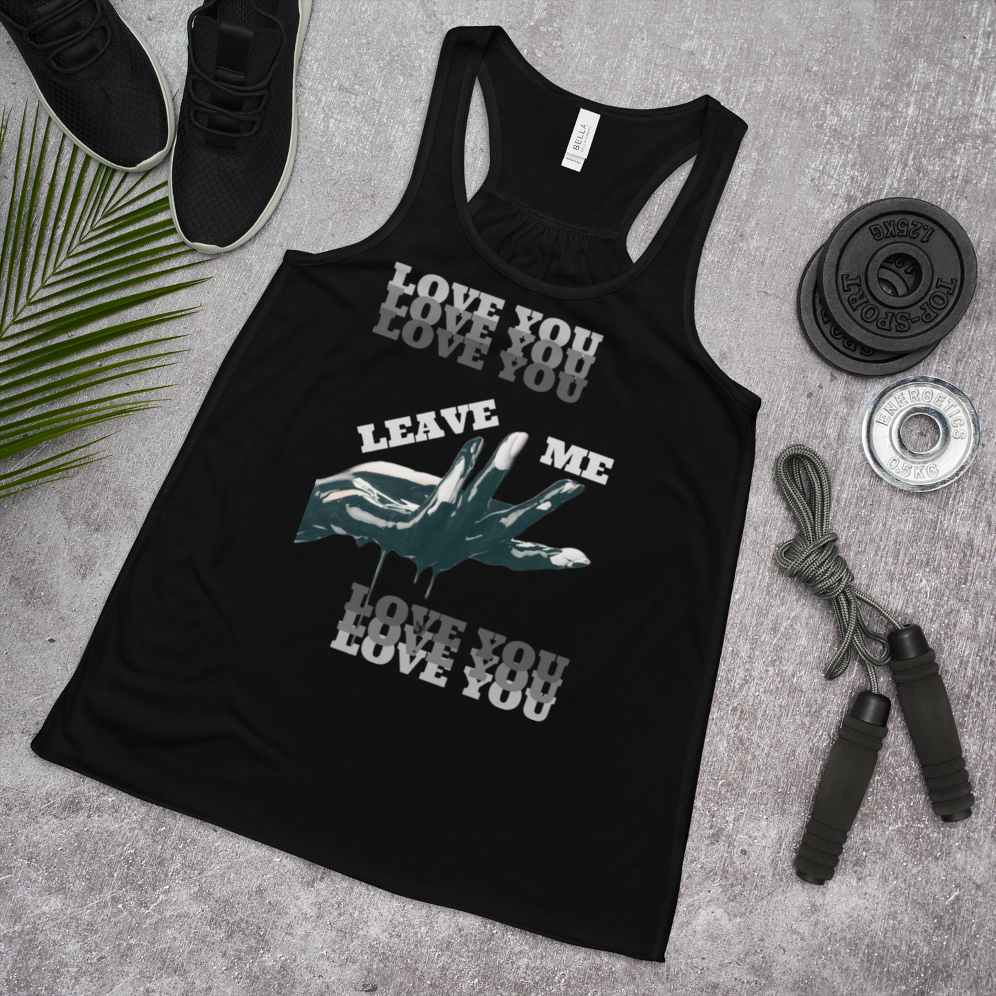 Flowy Racerback Tank - Love You Leave Me