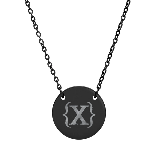Engraved {X} Necklace