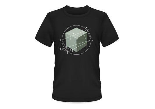 T-Shirt Unisex - Squaring The Circle Logo (Green)