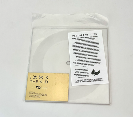 Patron Shop Exclusive - "The X ID" Hand Lathed Vinyl Single