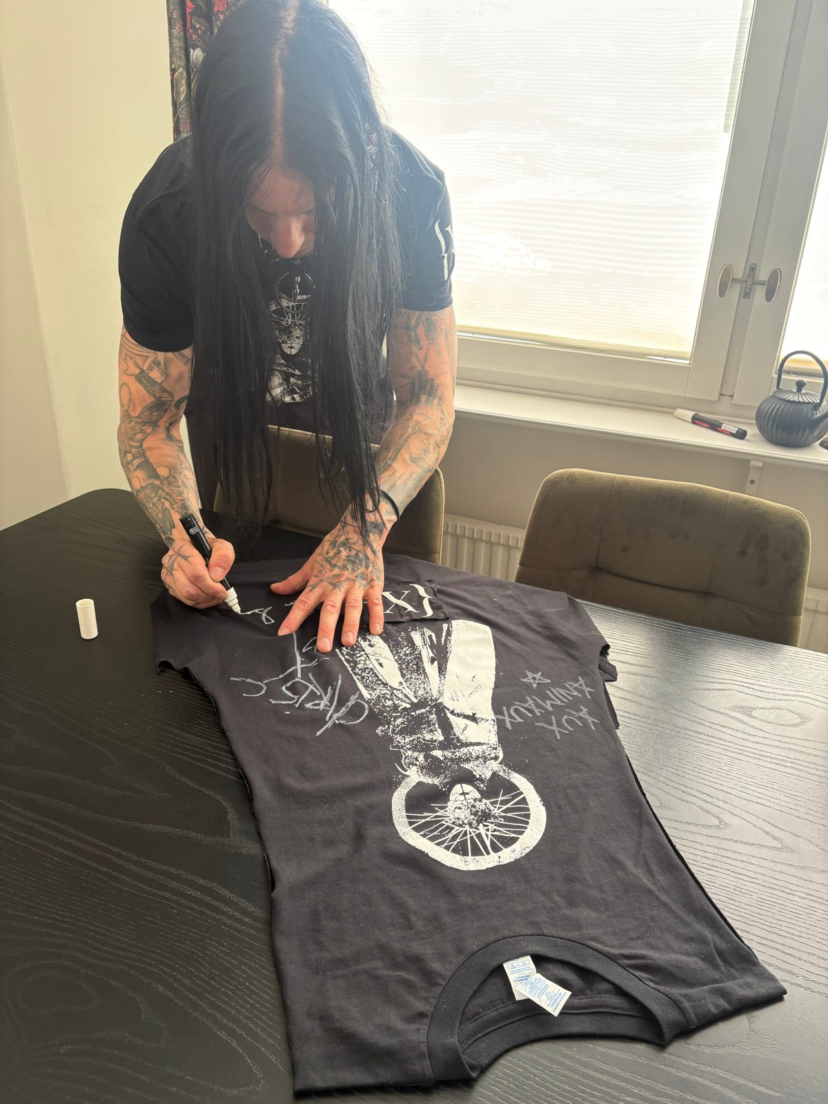 Custom Signed IAMX Tour Shirt
