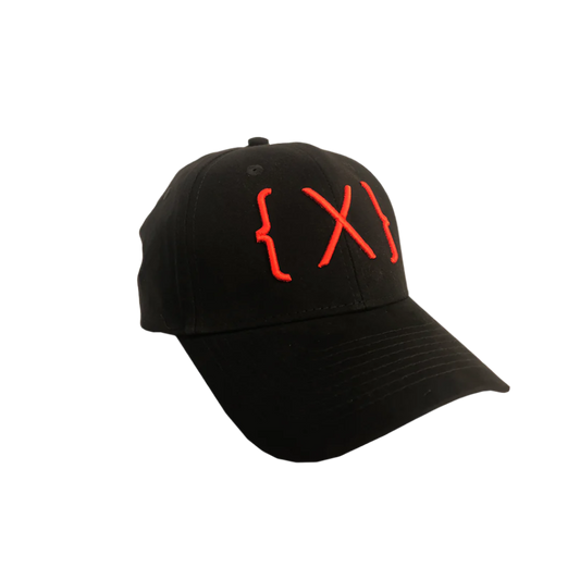 Baseball Hat - Embroidered Red {X}