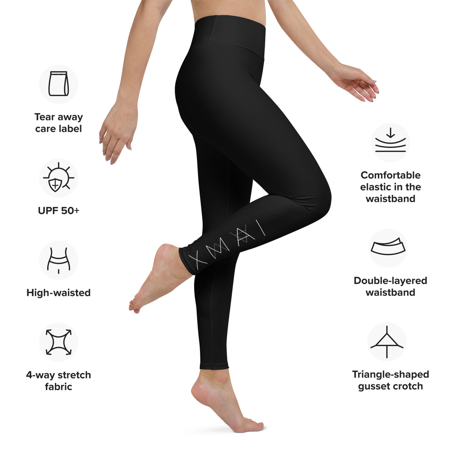 Yoga Leggings - Mirror Logo