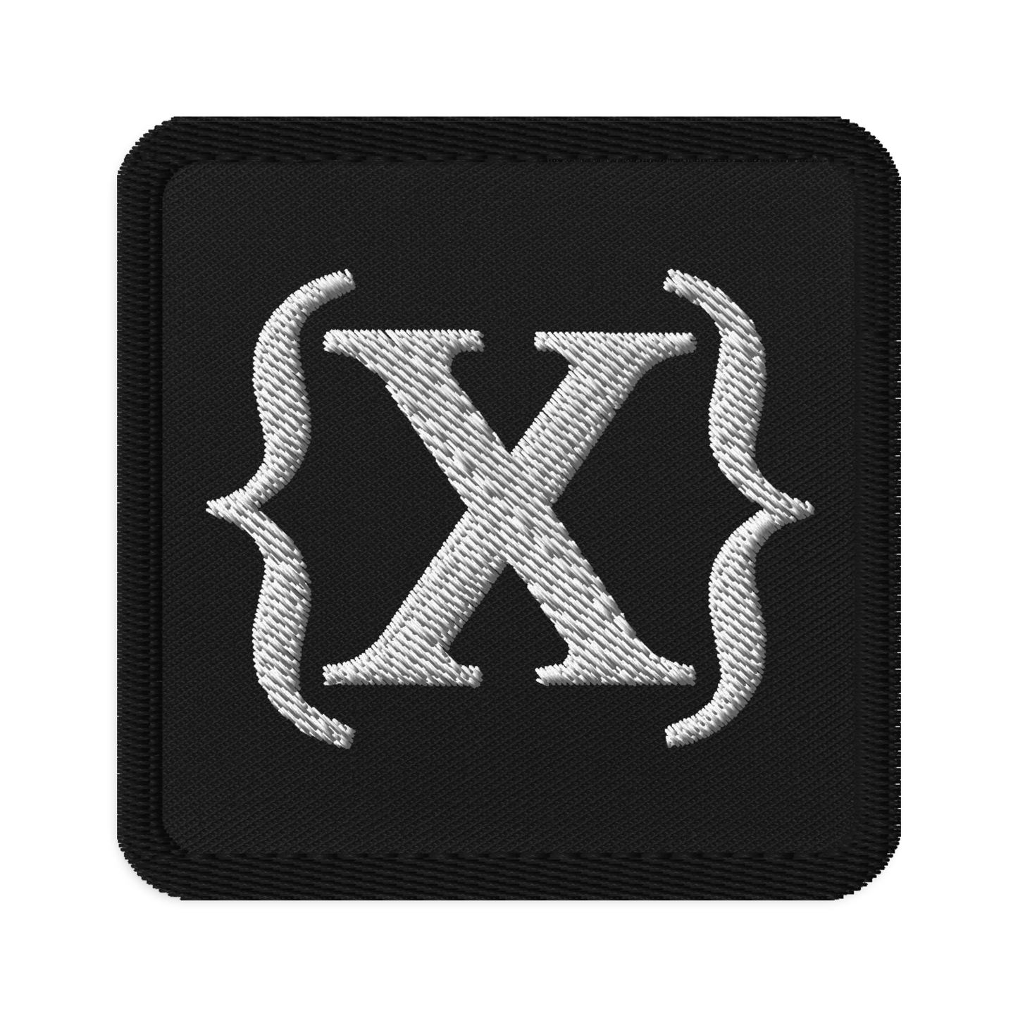 Embroidered Patch - {X} - Square