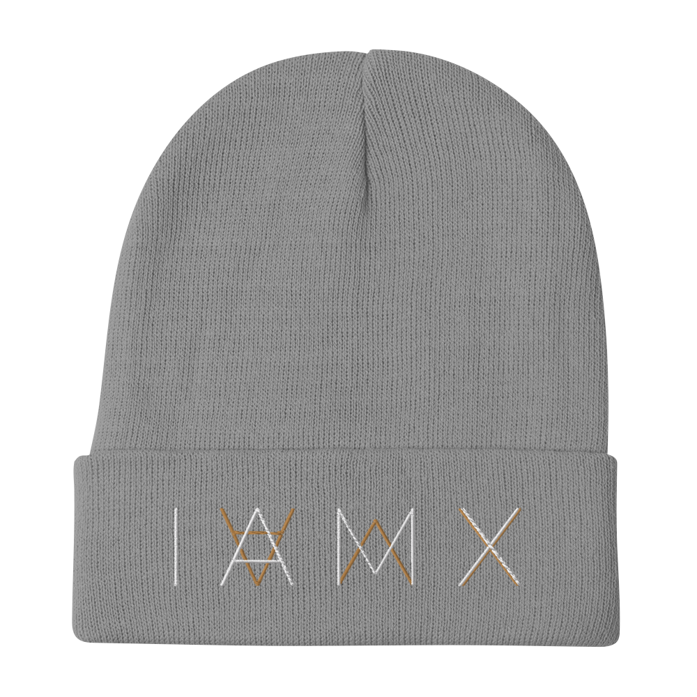 IAMX Mirror Logo Embroidered Beanie